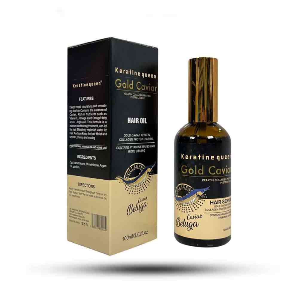 روغم-مو روغن مو كراتين كوئين Gold Caviar خاویار بلوگا 100 میل - تصویر 1