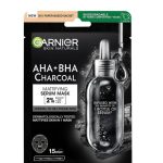 ماسک سرم صورت ورقه ای مات کننده با کربن فعال و اسیدهای AHA + BHA