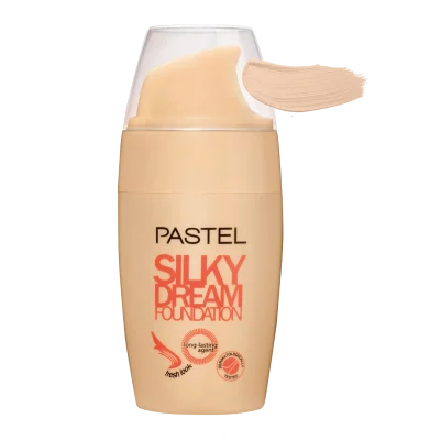 کرمپودر سبک پمپی روزانه silky dream پاستل