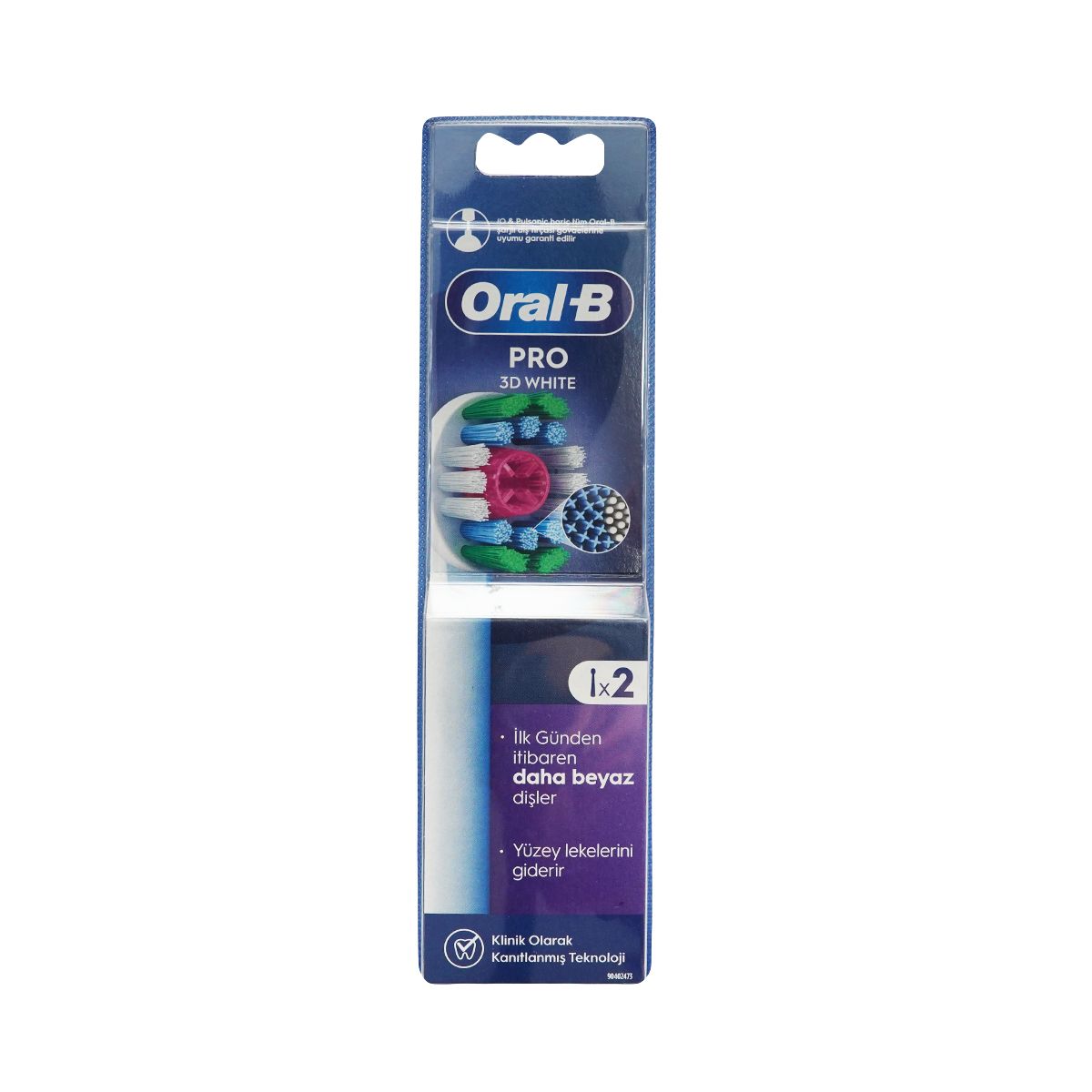 4885o مسواک برقی سر جایگزین Oral-B Pro 3D white (2 عدد) - تصویر 1