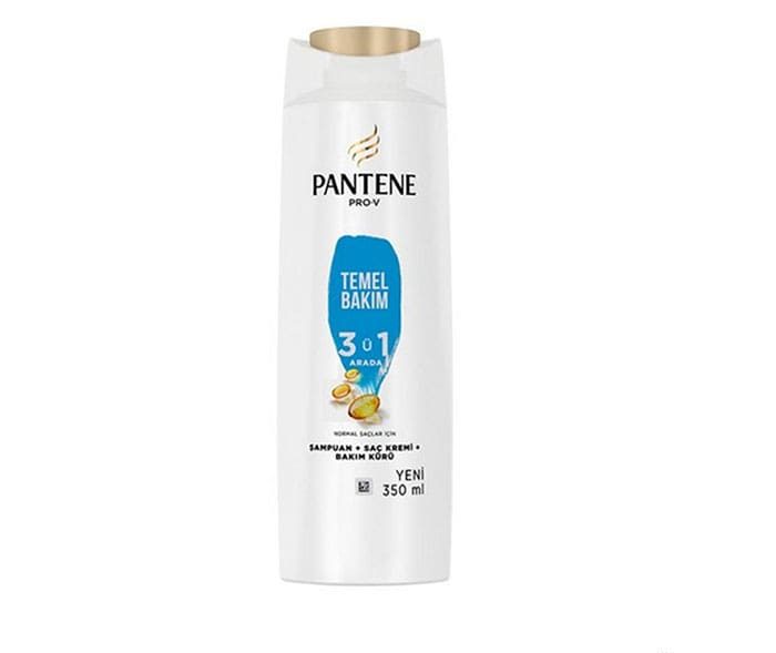 pantene-sampuan-3u-1-arada-temel-bakim-min شامپو پنتن 3 در 1 مدل Temel Bakim مناسب موهای معمولی 350 میل - تصویر 1