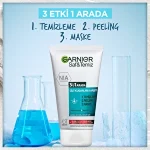 اسکراب سه کاره گارنير GARNIER مدل saf&temiz حجم 150 میل - تصویر 2