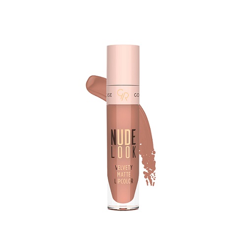 just-گلدن-رز رژلب مایع مات Nude Look گلدن رز شماره 5.5 میل - تصویر 1
