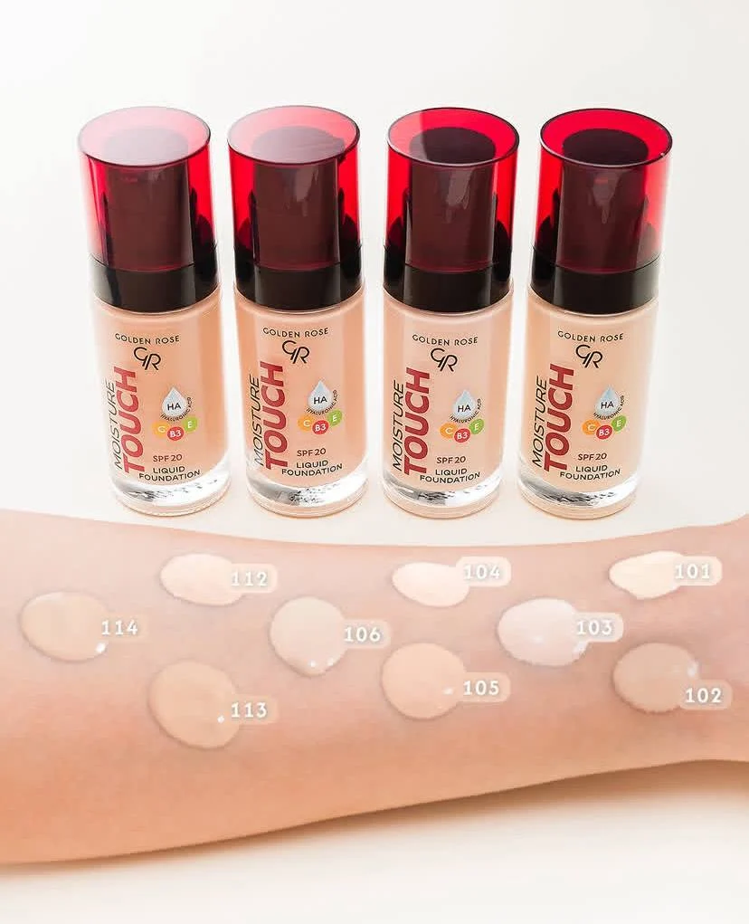 کرم پودر گلدن رز مدل Moisture Touch با SPF20 حجم 30 میل - تصویر 2