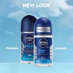 مام رول ضد تعریق مردانه نیوا فرش اکتیو 50 میل fresh active - تصویر 2
