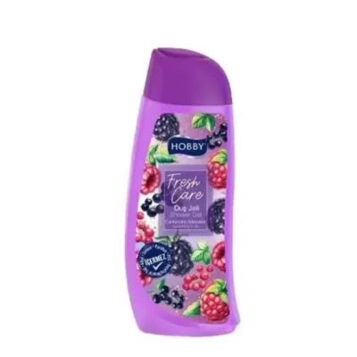 شامپو بدن هوبی Hobby مدل Fresh Care حاوی عصاره شاه توت و تمشک حجم 500 میل