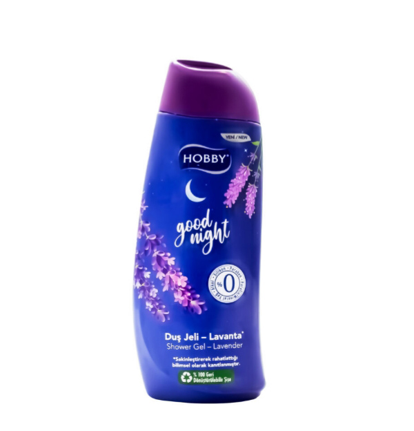 hobby-dus-jeli-good-night-lavanta شامپو بدن هوبی مدل Good Night با رایحه اسطوخودوس 450 میل - تصویر 1