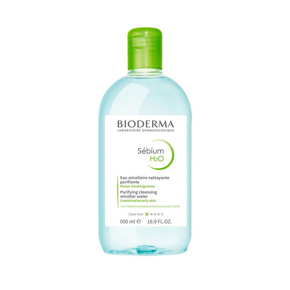 1-Bioderma-Sebium-H2O-Micellar-Water-Cleansing-and-Make-Up-Removing-for-Combination-to-Oily-Skin میسلار واتر بایودرما