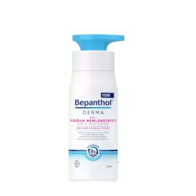 لوسیون بدن بپانتول Bepanthol DERMA آبرسان پوست خشک و حساس حجم 400 میل
