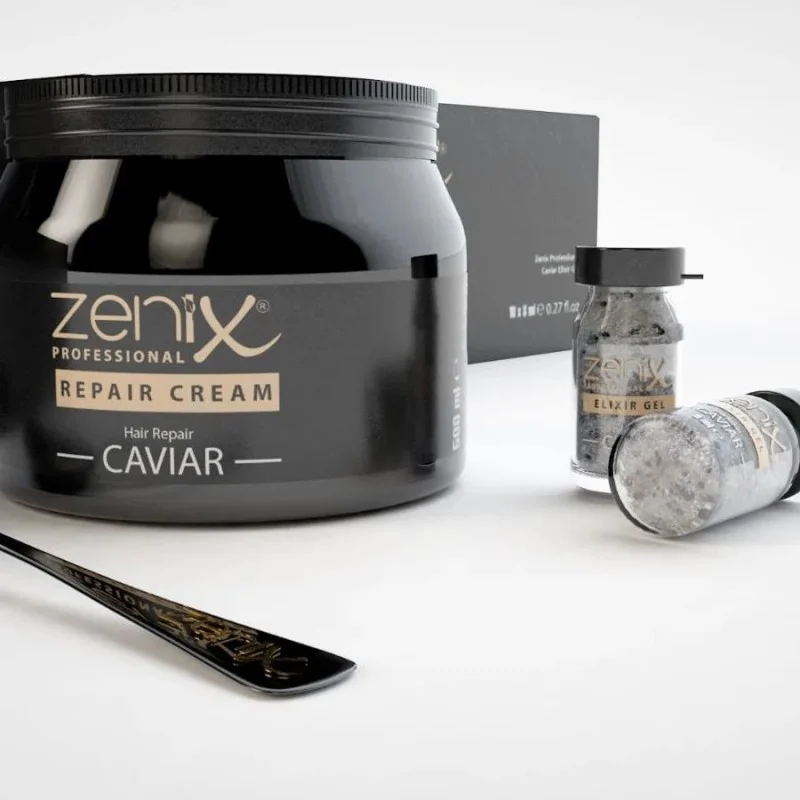 ست خاویار تراپی مو زنیکس zenix برای بازسازی و ترمیم ساختار مو - تصویر 3