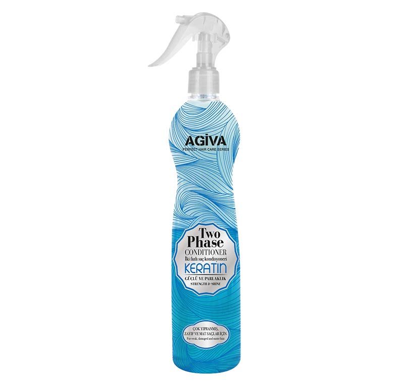 agiva-two-phase-conditioner-keratin-400ml اسپری مو دو فاز کراتینه