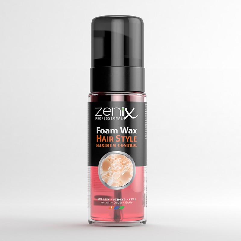 zenix-men-series-hair-style-wax-foam-keratin-strong-curl-150-ml-800x800 واکس موی فومی کراتینه زنیکس حجم 150 میلی لیتری - تصویر 1