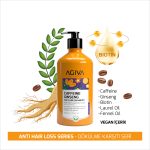 شامپو ضد ریزش آگیوا Agiva حاوی کافئین و جنسینگ سری حرفه ای Pro Care حجم ۱۰۰۰ میل - تصویر 3