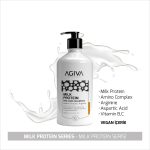 شامپو پروتئین شیر آگیوا Agiva برای موهای خشک و آسیب دیده سری Pro Care حجم ۱۰۰۰ میل - تصویر 5