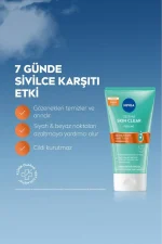 پاک کننده صورت ضد آکنه نیوا Derma Skin Clear با پیلینگ 150 میلی لیتر - تصویر 2