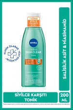 تونر صورت نیوا مخصوص پوست‌های مستعد لک و آکنه مدل Derma Skin Clear حجم 200 میل - تصویر 3